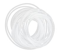 Spiral Cable Wrap, Spiral Wire Wrap Cord Spiral Wrap Cable Protector for Computer Cable, Power Cord Audio Video Cable, White (Φ12-5m)