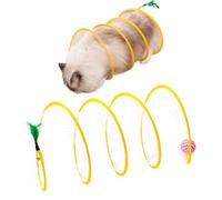 Spiral Cat Tunnel Foldable Interactive Portable Channel Play