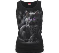 Spiral - CATTITUDE Female Black Sleeveless Tops Large - New sleevele - Q777z