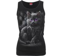 Spiral - Cattitude - Razor Back Top Black - S