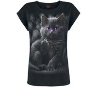 Spiral Cattitude T-shirt T-shirt black S