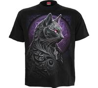 Spiral - CELTIC WHISKERS - Front Print T-Shirt Black
