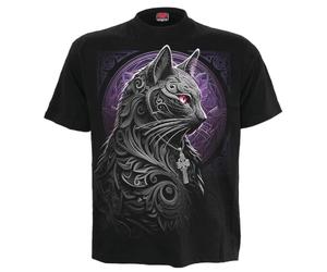 Spiral - Celtic Whiskers - Front Print T-Shirt Black - 3XL