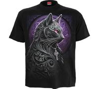 Spiral - Celtic Whiskers - Front Print T-Shirt Black - 4XL