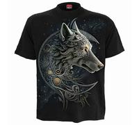 Spiral - CELTIC WOLF - T-Shirt Black