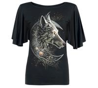 Spiral Celtic wolf T-Shirt black XXL