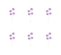 Spiral Christmas Tree Decoration with Red and White Stripes, DIY Seasonal Home Ornament Made from Iron and Felt, 7 Color Options for Holiday Ambiance (Purple)