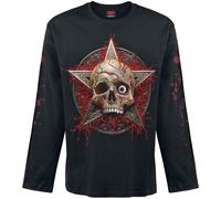 Spiral Creeping Curse - Long-sleeved Top Long-sleeve Shirt black XXL