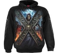 Spiral - CROSSED OVER - Hoody Black - XXL