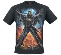 Spiral - CROSSED OVER (Unisex Black Short Sleeve T-Shirts) Medium T-Shirt NEW