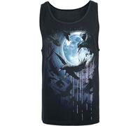 Spiral Crow Moon Vest black M