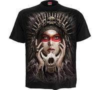 CRY OF THE WOLF - T-Shirt Black Spiral Black S