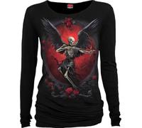 Spiral Cupid's Curse - Long-sleeved Top Long-sleeve Shirt black L
