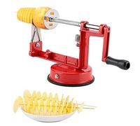 Spiral Cutter Tornado Potato Cutter with Non-Slip Handle - Stainless Steel Blade for Fruit, Potatoes, Cucumbers, Carrots
