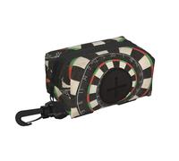 Spiral Dart Board Droste Dog Poop Bag Holder Portable Garbage Bag Dispenser