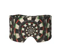 Spiral Dart Board Droste, Full Eye Covers Light Blocking Eye Mask Sleep Eye and Ear Muffs