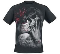 DEAD KISS - T-Shirt Black Spiral Black 4XL