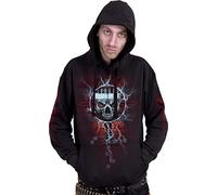 DEATH BY TV - Hoody Black Spiral Black L