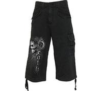 Spiral - Death Forever - Vintage Cargo Shorts 3/4 Long Black - XXL