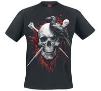Spiral Death Raven - T-shirt T-Shirt black M