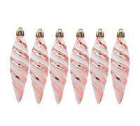 Spiral Design Hanging Decorations That Brighten Up Any For Living Space During the Holiday Season (Rose Gold)