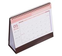 Spiral Desk Calendar with Easel Stand for School Planning