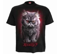 Spiral - ANGER MANAGEMENT - Front Print T-Shirt Black