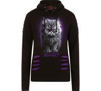 Spiral Direct ANGER MANAGEMENT - Large Hood Ripped Hoody Purple-Black - XL - Digital - Digital