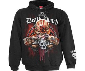 Spiral Direct Assassin Five Finger Death Punch Fleece Hoodie Black S