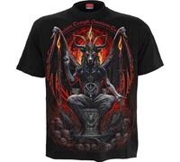 SPIRAL DIRECT BAPHOMET T-Shirt/Tattoo/Skull/Demon/Gothic/Goth/Rose/Top/Tee
