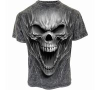 Spiral Direct BEAST WITHIN - Acid Wash T-Shirt - L - Screen - Screen