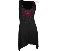 Spiral Direct BLOOD ROSE Goth Bottom Vest Dress/Red Roses/Goth/Tattoo/Wild/Top