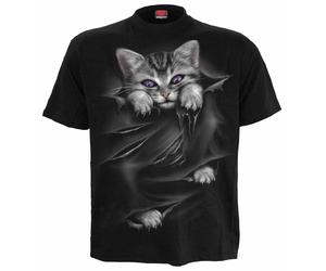 SPIRAL DIRECT BRIGHT EYES T Shirt/Funny/Cat/Kitten/Cute/Funny/Unisex/Top/Tee