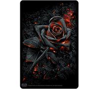 Spiral Direct Burnt Rose Metal Card (One Size) (Black)