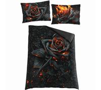 Spiral Direct BURNT ROSE - Single Duvet Cover + UK And EU Pillow case