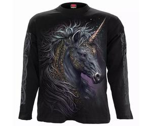 Spiral Direct CELTIC UNICORN LongSleeve Biker Unicorn Goth Skull Music Horse Top