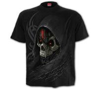 SPIRAL DIRECT DARK DEATH T Shirt, DeathMetalSkullSoulsDarkDrippingTees