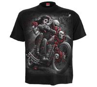SPIRAL DIRECT DOTD BIKERS T-Shirt/Riders/Skull/Biker/Goth/Tattoo/Darkwear/Top