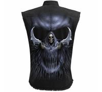 Spiral Direct DOUBLE DEATH STONE WASHED WORKER/Shirt/Biker/Skull/Metal/Rock/Top