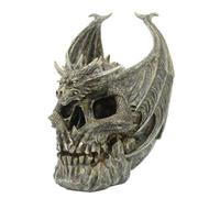 Spiral Direct Draco Dragon Skull Ornament Grey/br (One Size)