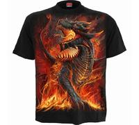 Spiral Direct Draconis Fire Dragon Wings Dark Fantasy Goth T Shirt L046M101