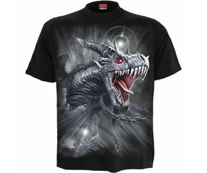 Spiral Direct Dragons Cry Dark Fantasy Mythical Beast Goth T Shirt D074M101
