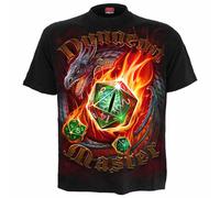 SPIRAL DIRECT DUNGEON MASTER T-Shirt,Biker/Dragon/skull/Goth/Fire/Top/Tee