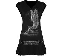 Spiral Direct ENSLAVED ANGEL - Stud Waist Mini Dress Black - L - Digital
