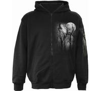Spiral Direct FOREST WOLF Full Zip Hooded,/Wolf/Pullover/Hood/Gothic/Forest
