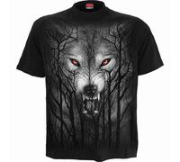 Spiral Direct FOREST WOLF - T-Shirt Black - M - Screen