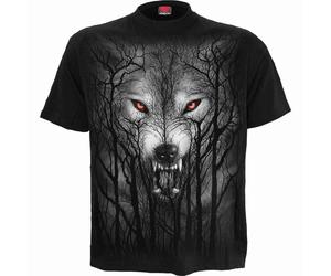 Spiral Direct FOREST WOLF Tshirts/Skull/Tribal/Gothic/Biker/Wolf/Top/Feed/