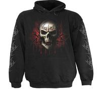 Spiral Direct Game Over Drawstring Hoodie in Black | Size: 7-8 Years Spiral Direct Black 7-8 Years