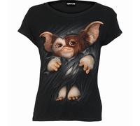 Spiral Direct GREMLINS - GIZMO - Boatneck Cap Sleeve Top Black - M - Digital - Digital