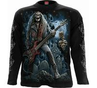 SPIRAL DIRECT GRIM ROCKER T201 LONGSLEVEE /Skull/Rocker/Dead/Man/New/Top